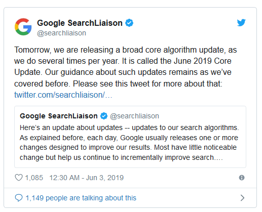 تغییرات جدید گوگل 2019