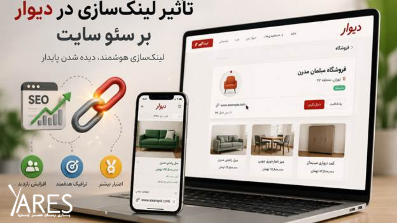 لینک سازی در دیوار